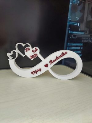 INFINITY LOVE SIGN WITH CUSTOM NAMES