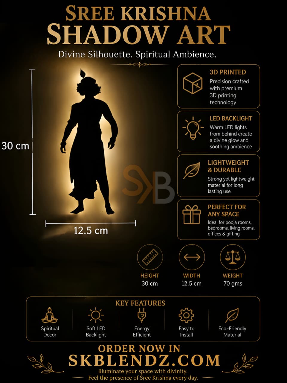 KRISHNA shadow art