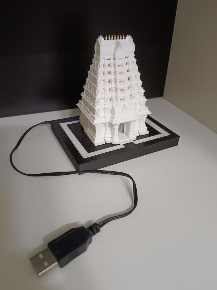 TEMPLE GOPURAM LED LAMP - Image 11