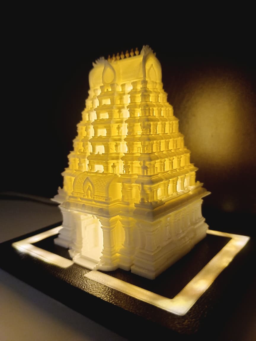 TEMPLE GOPURAM LED LAMP - Image 12