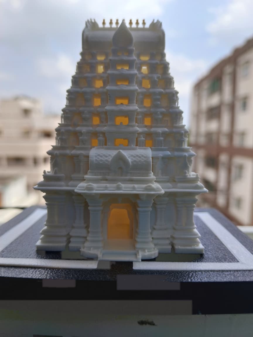 TEMPLE GOPURAM LED LAMP - Image 5